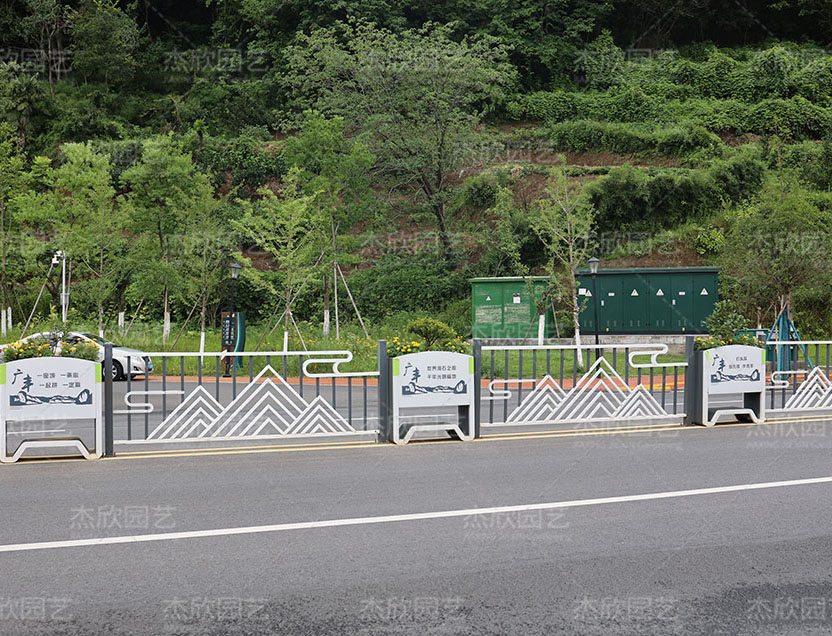 道路中央隔離花箱護欄江西案例